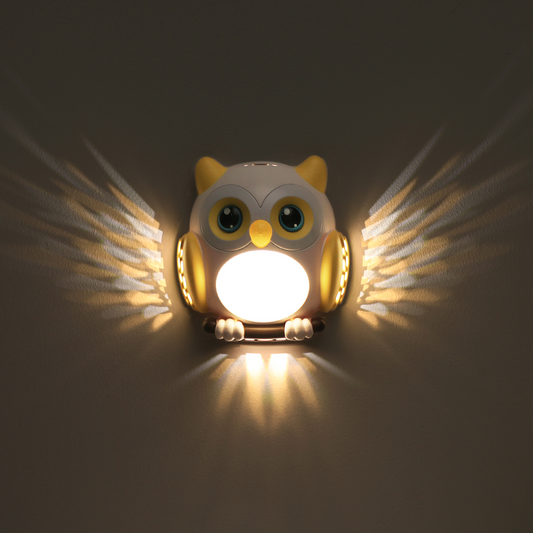 Snazlo Daily – Owl LED Night Light | Motion Sensor, USB Rechargeable, Magnetic | For Bedroom, Nursery & Fridge
